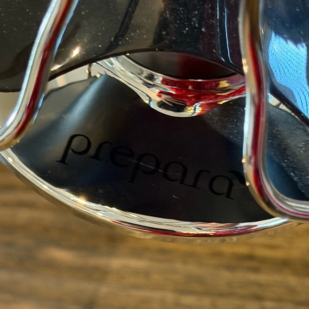Crate&Barrel Black and Silver Carousel prepara vertuoso pod dispenser carousel